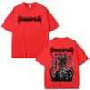 Camisa Masculina Ed Manson Hunter com Estampa de Monstro Piranha Manga Curta Camiseta Feminina