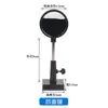 Lente Cóncavo-Convexo de Mano para Estudiante con Base Desmontable Lupa Recta 3cm 4cm 5cm Grupo de Óptica Accesorios Juego de 6 Piezas