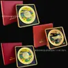 Popular Set de Regalo Caja de Ornamentos Dorados, Éxito Instantáneo, Riqueza Dorada, Decoración del Hogar, Regalos de Seguro Empresarial al por Mayor