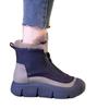Novo Estilo Sapatos de Algodão Femininos de Inverno Espessos e Forrados com Lã 2025 Martin Botas de Neve Casuais de Solado Grosso, Quentes, Confortáveis e Versáteis