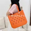 Bolsa de Playa Zhicheng Dongdong Bolsa de Almacenamiento Bolso de Mano para Mujer Nuevo Europeo y Americano Bolsa de Playa de EVA Cesta Estampada Mascota