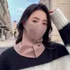Máscara Quente de Inverno para Mulheres, Estilo Longo, Proteção para os Olhos, Emagrecimento Facial, Espessa, À Prova de Vento, Proteção contra Frio, Máscara para Ciclismo, Proteção para o Pescoço