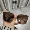2026 Nuevo Estilo Coreano Estilo Celebridad de Internet Gafas de Sol Redondas Estilo Pareja Marco Grande Anti-UV Gafas de Sol Retro