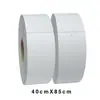 Suministro Directo de Fábrica de Rollo de Certificado de Etiqueta en Blanco de Stock Impresión de Etiquetas Térmicas para Certificados de Ropa de Gama Alta