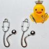 Accesorios de Patito Amarillo para Vecindario Transfronterizo, Linli No. Juguete de Decoración DIY de Pelo de Pato 8 Piezas, Regalo Hecho a Mano de Té con Leche de Limón