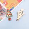 Acessórios para Joias DIY, Pingentes de Joias, Decorações de Árvore de Natal, Enfeites de Natal de Liga com Gotejamento de Óleo, Itens Quentes de Venda Transfronteiriça