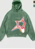 Comunicação Digital Amazon Europa e América Outono/Inverno Hip-Hop Moda de Rua Casual Estrela Estampa de Letra Estilo de Rua Moletom Unissex