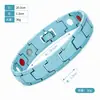 Bestseller transfronterizo: Pulsera magnética para hombre de 13 colores hecha de aleación de zinc, unisex, moderna y versátil, no se decolora, venta al por mayor