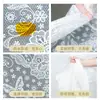 Mantel de Encaje Desechable Rectangular de Alta Gama Impermeable a Prueba de Aceite Engrosado para Fiesta Simple Blanco Transparente