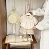 Camiseta de Verano para Bebé de Algodón Puro Bordada con Cuello de Muñeca de Manga Corta Estilo Dulce para Niña Ropa de Abrigo para Bebé