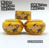 Porcelana Índigo Cuenco para Pájaros Chin Pájaro Maceta Pájaro Taza para Pájaros Lark Taza de Agua Ranura Accesorios para Jaula de Pájaros