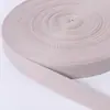 Fita de Poliéster-Algodão de Trama Simples para Mochila Cinto Elástico de Yoga Cós Bolsa de Lona Portátil Tecelagem de Amarração para Acessório de Roupa de Algodão