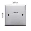 Accesorios para Tapones de Piso 86 Placa de Cubierta para Enchufe de Piso 120 Acero Inoxidable Cobre Total Impermeable Placa de Cubierta en Blanco Placa de Cubierta para Tapón de Piso 3