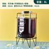 Cubo de Coca-Cola con Grifo, Cubo para Bebidas de Agua Fría, Botella de Vidrio para Vino de Limón, Contenedor para Latas de Jugo, Venta Directa de Fábrica con Estante