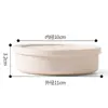 Caja para Preparación y Empaque de Comida Disi Conservación Fresca Molde para Hamburguesa de Res Silicona de Grado Alimenticio Refrigerador Caja para Alimentos Refrigerados de Carne