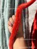 Lã de vison criptografia 2,8 cm cheongsam acessórios de vestuário chinês lã DIY núcleo lã de vison borda longa