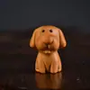 Sândalo Dourado Handpiece de Mão Escultura Zodíaco Handpiece de Mão Escultura em Madeira Sequóia Animal Decoração Natural Wen Brincar Casa