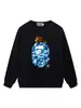 Comercio Exterior Transfronterizo Venta al por Mayor Marca de Moda Pe Tiburón Sudadera de Cuello Redondo Dropshipping Otoño e Invierno Sudadera de Felpa