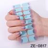 Zhengxiang 2025 Calcomanías para Uñas Francesas Arte de Uñas Impermeables Polvo de Cebolla Película de Esmalte de Uñas Flor Dibujos Animados Calcomanías para Uñas Parche de Horneado Libre Personalización