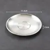 Creativo Bol de Acero Inoxidable para Postre con Doble Asa, Bol Dorado para Agua Azucarada, Bol para Hielo Raspado, Moderno Bol para Vino de Arroz