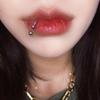 Reemplazo de uña de labio anillo de labio anillo de herradura de chica popular de nicho europeo y americano joyería de perforación fábrica de comercio exterior venta al por mayor directa