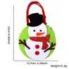 Bolsa de mano de tela no tejida para Navidad, bolsa de regalo para Nochebuena infantil, decoración de fiesta de Navidad, bolsa de regalo de caramelo de alce