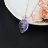 Botella de Cristal Morado, Botella de Cabello Fetal, Botella de Perfume con Aceite Esencial Incrustada de Diamantes, Collar, Tapa Retorcida, Botella Recargable, Colgante, Regalo de Cumpleaños