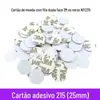 Etiqueta Adesiva com Chip NFC Tag Digital RFID 215 Comando de Atalho 213 Sensor Passivo Úmido Antifalsificação Alta Frequência