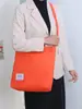 Bolsa de Lona Literaria Transfronteriza Moderna para Mujer Simple de Gran Capacidad Portátil para Hombro Cruzada Tote Personalizada Bolsa León Ling