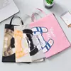 Bolsa de Documentos de Tecido Oxford Grande Capacidade Portátil Criativa Estilo Coreano Bolsa de Informações para Estudantes Bolsa de Armazenamento com Zíper