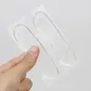 Almohadillas para tacón personalizadas con diseño de onda de agua, brillantes y antideslizantes, plantillas transparentes unisex invisibles, antirozaduras para tacones altos