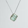 Colgante de Piedra Original de Cristal Natural Enrollado Europeo y Americano Amatista Polvo de Azúcar al por Mayor Accesorios de Collar de Piedra Irregular