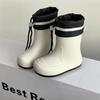 Sapatos impermeáveis botas de chuva femininas botas de chuva por atacado Estudante sapatos de borracha antiderrapantes botas de água para adultos sapatos de trabalho de moda curta comércio exterior