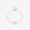Design Sense Light Luxo Estilo S925 Prata Esterlina Anel Link Pulseira Feminina Estilo Coreano All-match Estilo High-end Elegante Joia de Mão para Mulheres