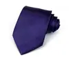 Conjunto de Gravata Masculina de 8cm Amarrada à Mão com Lenço de Bolso Liso Quadrado Pequeno, Terno de Uma Cor, Traje Formal de Negócios