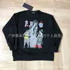 Moletom com Capuz Unisex de Peso Pesado Erd Melancólico Rico Segunda Geração Estilo Americano Vintage Estampa em Filme Dupla Face High Street