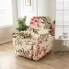 Funda elástica de cobertura total para sillón reclinable hecha a medida transfronteriza con impresión digital, adecuada para todas las estaciones, para sofá Chivas