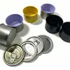 D65*48.5mm Lata de hojalata Tarro de aromaterapia Tarro vacío Mini tarro redondo personalizado Tarro para velas Tarro de hojalata para bálsamo sólido