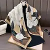 Nuevo Pañuelo Cuadrado Grande de 90 cm, Elegante Pañuelo de Seda Sarga para Mujer, Bufanda Chal de Moda para Primavera y Otoño para Decoración