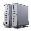 Dock de expansão tipo c gigabit porta de rede vertical computador desktop docking station adaptador usb multi-interface divisor