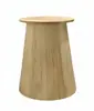 Soporte de pata de mesa redonda patas de mesa de madera maciza mesa de comedor base de mármol travertino pata de mesa cilíndrica irregular cono chino