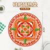 Posavasos de silicona con diseño de flores retro y explosiones transfronterizas, estilo étnico, aislante térmico, para mesa de comedor de estilo europeo, antideslizante, para regalo