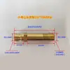Boquilla de Agua para Molde N9 Tipo Abierto Grande Conector Rápido M10 Controlador de Temperatura de Molde Racor de Empuje Rápido 1/4 1/8 Boquilla de Aceite