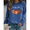 Sudadera con Estampado en Inglés de Calabaza de Halloween Otoño e Invierno Europeo y Americano Camiseta de Manga Larga con Cuello Redondo de Amazon Ropa para Mujer