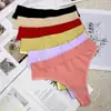 Roupa Íntima Esportiva Transfronteiriça Feminina T-Back Sem Costura Alta Elasticidade Cintura Média Europeia e Americana Confortável Sexy Fitness Embalada