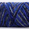 Hilo de terciopelo chenilla brillante degradado de tres cabos, hilo grueso para bebé, venta directa del fabricante, hilo de tejer a mano arcoíris