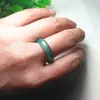 Suministro a Precio de Fábrica Estilo Pareja Anillo de Calcedonia de 6 mm Moda Hielo Hidratante Anillo de Ágata Colorido Brasileño
