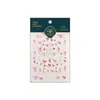 Pegatinas para Uñas Tensor Rosa Dulce Rosa Kx487 Estilo Pastoral Suave Rosa Floral Pegatinas para Uñas