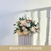 Nuevo Arreglo de Boda Estilo Bola de Flores para Camino Adornos de Mesa de Postres Ceremonia de Entrega en Ventana de Centro Comercial Ramo de Seda de Simulación