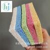 Lençol de algodão de polpa de madeira com impressão colorida comprimida, lençol de algodão absorvente de 1 m * 1 m, material de esponja para lavar louça, atacado